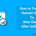 How to Transfer Domain Name to New Owner After Selling It?