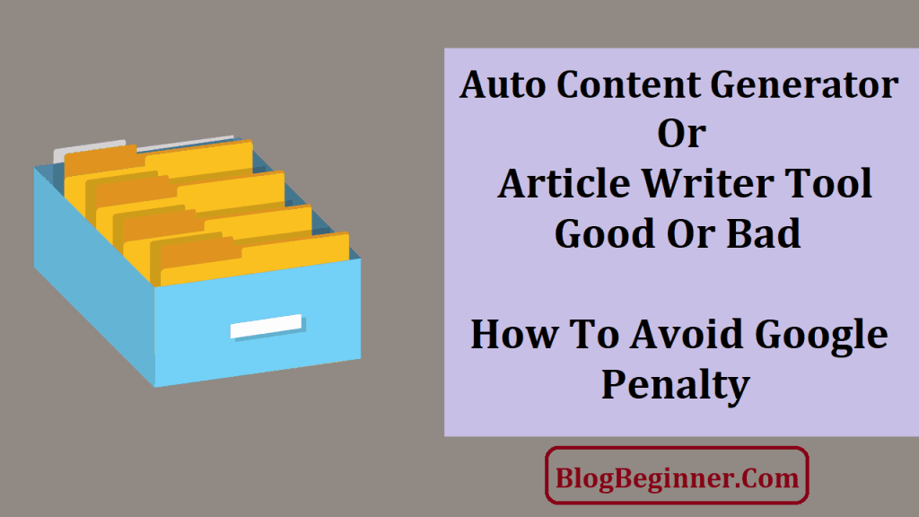 Auto Content Generator Or Article Writer Tool