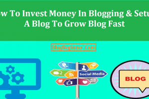 How To Invest Money In Blogging and Setup a Blog To Grow Blog Fast