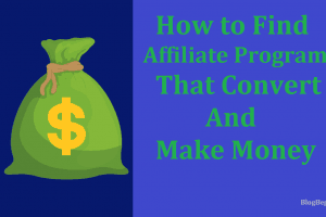 How To Find Best Affiliate Program For Your Blog That Can Convert