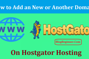 How to Add an New or Another Domain to HostGator Hosting