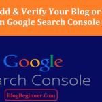 How to Add & Verify Your Blog or WebSite in Google Search Console
