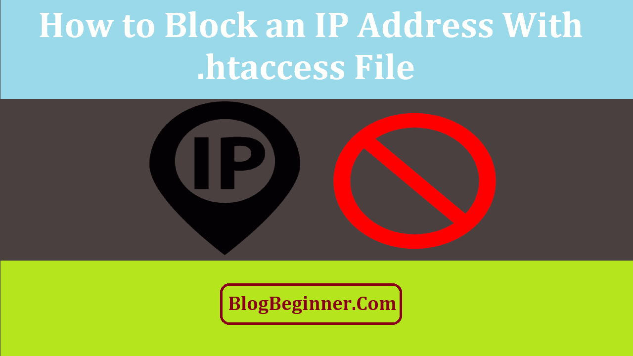 How to Block an IP Address With htaccess File