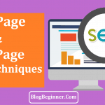 On Page and Off Page SEO Techniques