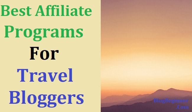 affiliate program for travel bloggers