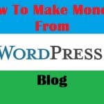 make money with wordpress com