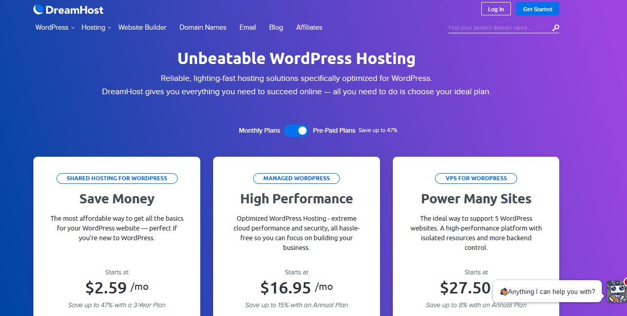 Dreamhost WordPress