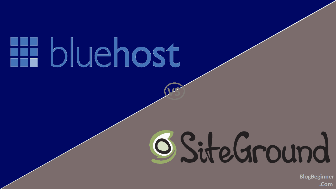 Bluehost vs Siteground