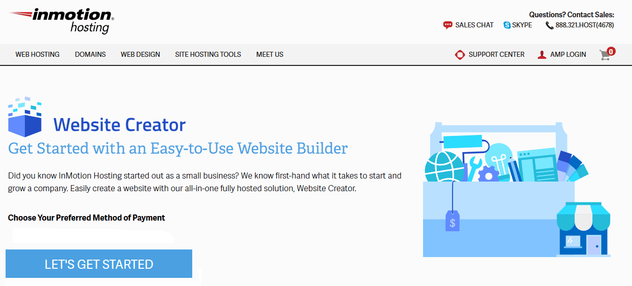 Inmotionhosting Website Builder