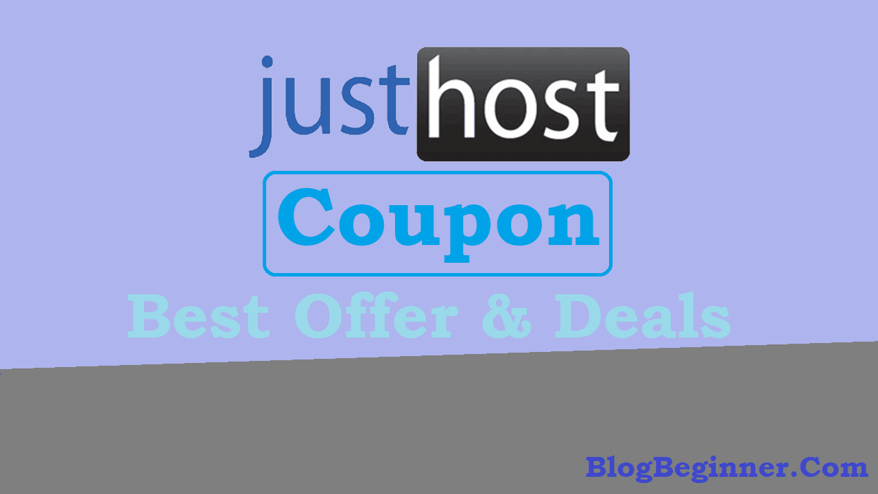 JustHost Coupon