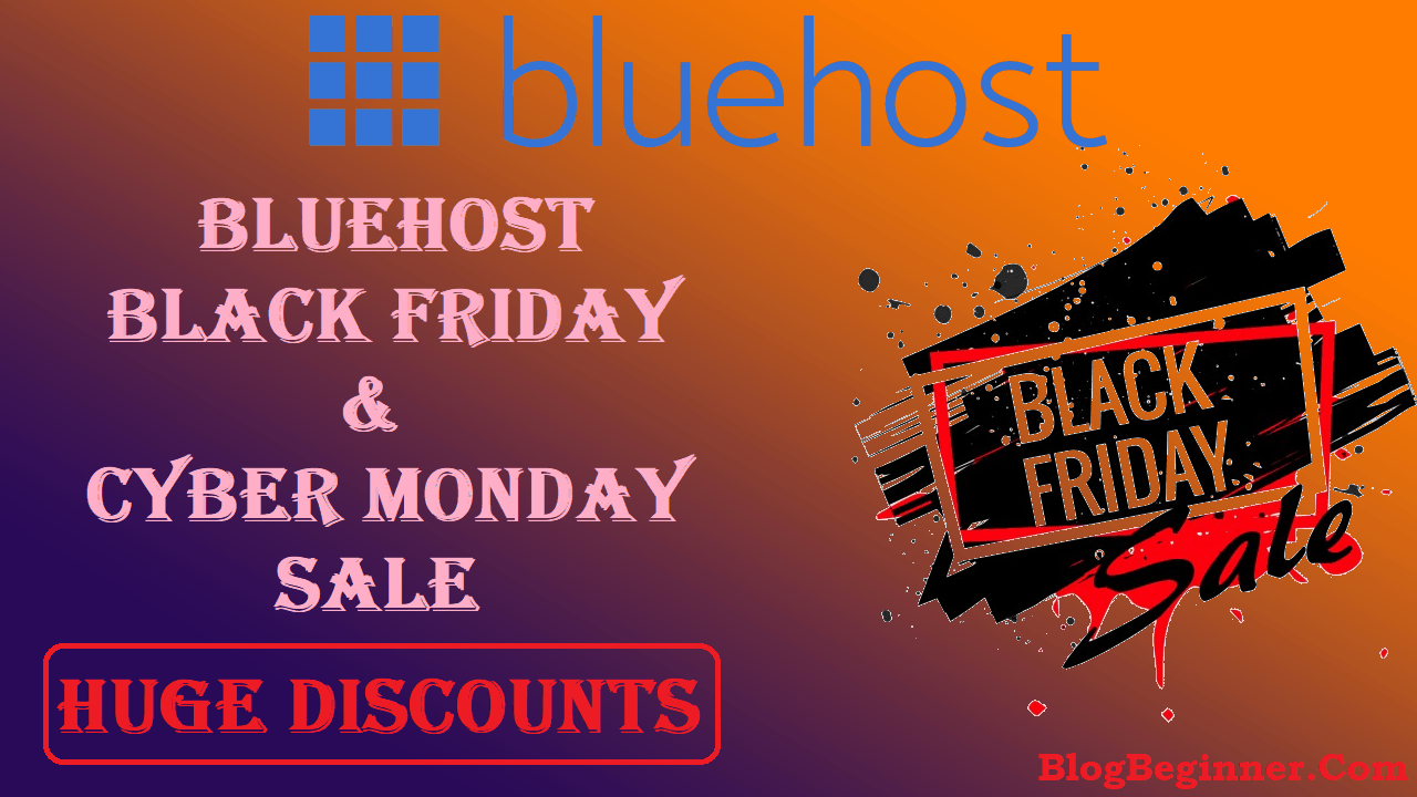 Bluehost black friday deal