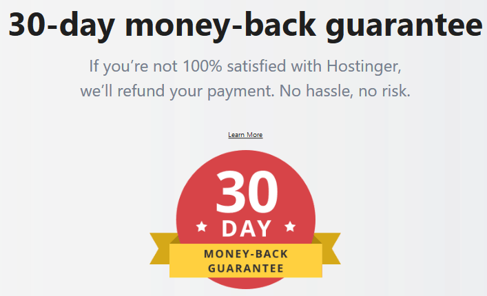 Hostinger-moneyback